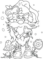  christmas eleves coloring page