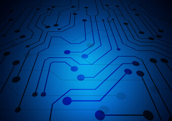Circuit technology background with hi-tech digital
