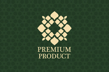 luxury product golden label