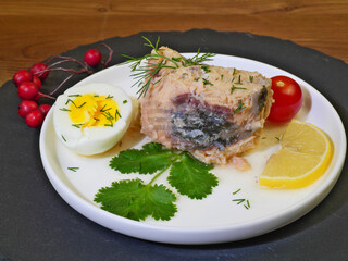 fish with vegetables