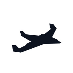 Aircraft logo icon sign Spaceship emblem Airplane fighter bomber invisible symbol Future military tech design style Fashion print clothes apparel greeting invitation card cover flyer poster banner ad