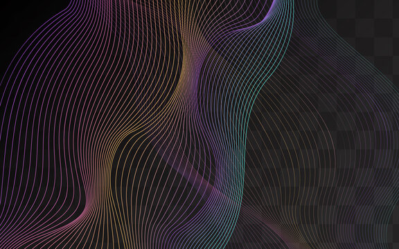 Bright Stripe Movement Vector Transparent