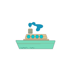 Obraz premium illustration of a boat