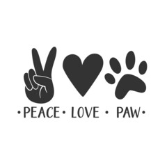 Dog Hand drawn typography poster. Conceptual handwritten phrase Hand lettered calligraphic design. Inspirational Vector illustration