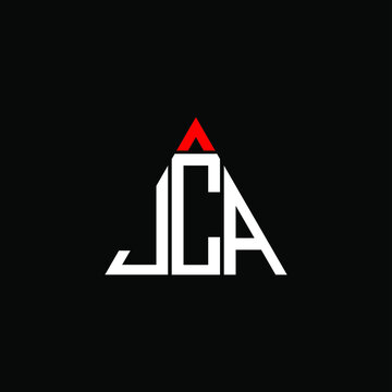JCA letter logo creative design. JCA unique design

