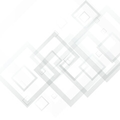 Gray Square Geometry Vector  Background. Business