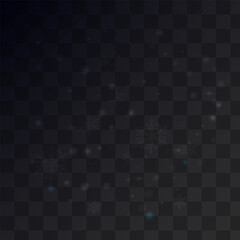 Gray Snow Vector Transparent Background. Abstract