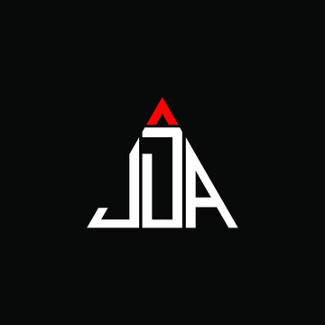 JDA letter logo creative design. JDA unique design
