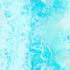 Fototapeta na wymiar Aqua blue and white grunge seamless background