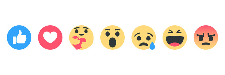 Emoji face cartoon bubble emoticon - obrazy, fototapety, plakaty