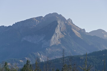 Morning view of Tatra summits from Rusinowa Polana © Marcin