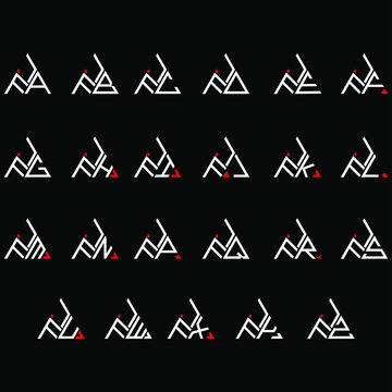 JFA to JFZ letter logo creative design, Multiple triple letter logo design