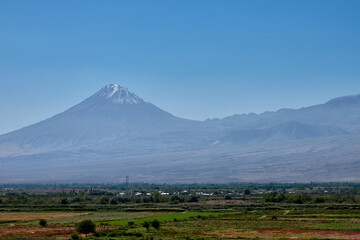 Snowy Summit of Ararat Mountain