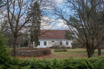 manor in estonia, europe