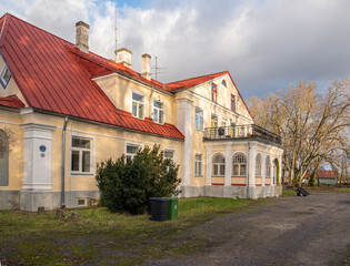 manor in estonia, europe
