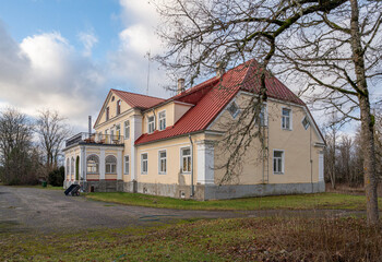 Fototapeta na wymiar manor in estonia, europe