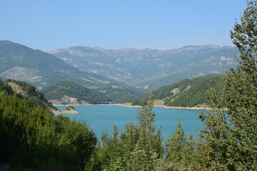 Bovilla Lake Albania - obrazy, fototapety, plakaty