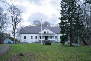 manor in estonia, europe