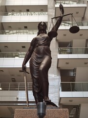 The lady Justitia in Istanbul very elegant the lady