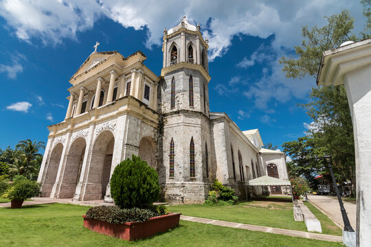 Dauis, Panglao Island, Bohol, Philippines - Nov 2021: Church of Our Lady of the Assumption, also known as Dauis Church.