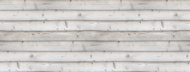 White wooden wall with many knots. Universal background in vintage style. Best for banner or wallpaper. 