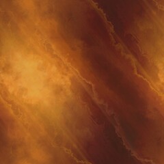 Brown orange and gold marble seamless background texture