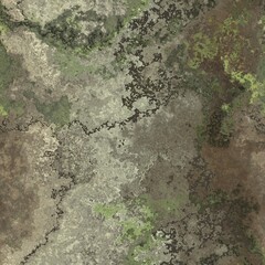 Concrete stone mossy weathered wall seamless background texture