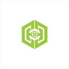 initials h logo vector template house