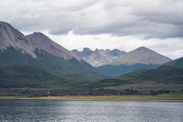 Landscape in the Beagle Channel of Argentina