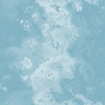 Light Blue Bubble Seamless Background