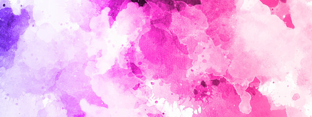 Fantasy smooth light pink abstract watercolor painted background, Colorful gradient ink colors wet effect hand drawn canvas background wallpaper