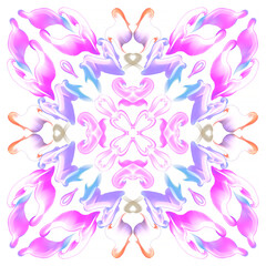 pink abstract floral background