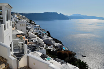Village next to the sea