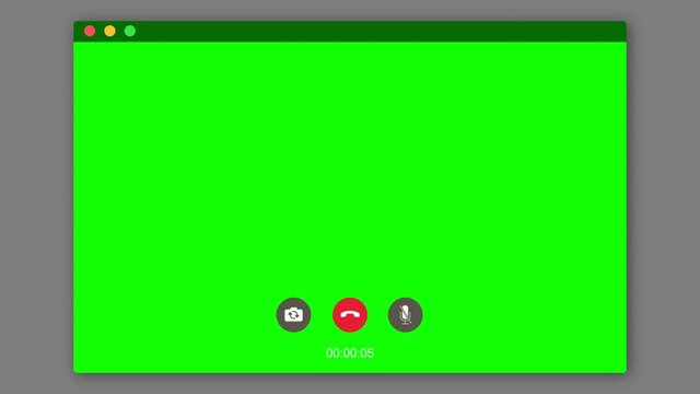 Video Recording screen. Video recorder camera screen 4K  size. Camera viewfinder. Camera Recording Video call frame. Chroma key alpha color background. Digital display interface animation recording.