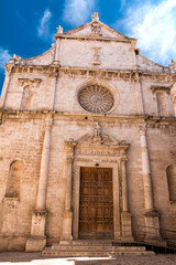 Fototapeta premium Church of San Domenicoin the historic center of Monopoli in Puglia (Italy)