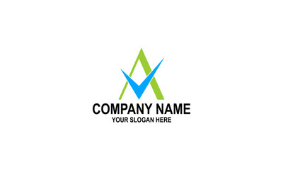 a initial logo design concept bussines