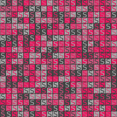 Abstract Geometric Pattern generative computational art illustration