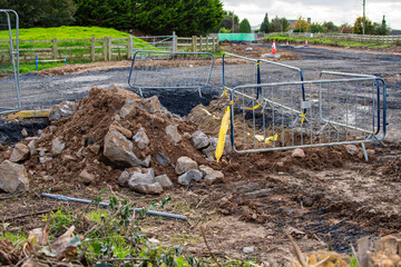 Renovation works on the street