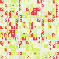 Abstract Geometric Pattern generative computational art illustration