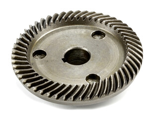 iron gear on white background
