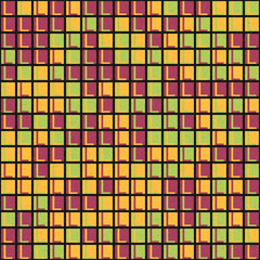 Abstract Geometric Pattern generative computational art illustration