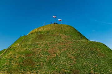 "kopiec kościuszki" hill in Krakow, Poland