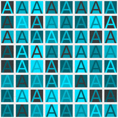 Abstract Geometric Pattern generative computational art illustration