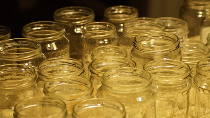 glass jars