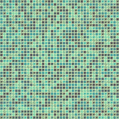 Abstract Geometric Pattern generative computational art illustration