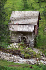 Ancient water mill in the Mill Valley (Longiaru, San Martino in Badia)