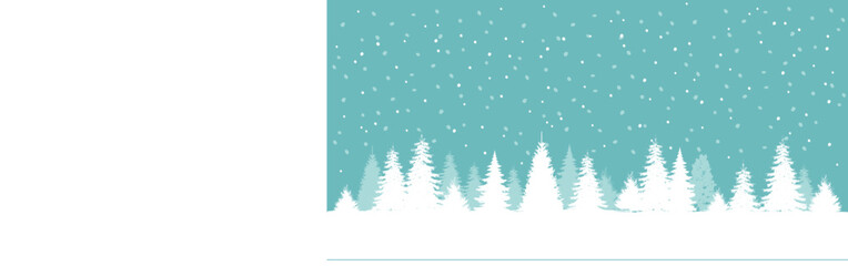 White snow falling on blue sky. Seamless background pattern. Snowflakes design for christmas greeting card banner od package
