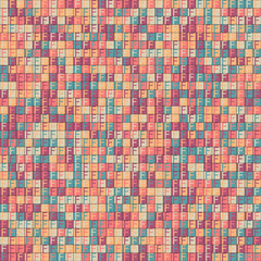 Abstract Geometric Pattern generative computational art illustration