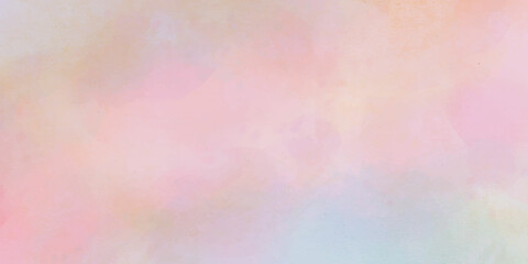 Fototapeta na wymiar cotton candy background with a pastel colored gradient. Beautiful blur gradient abstract background. Rainbow, ombre, vivid style in pastel concept