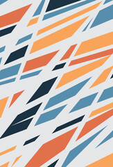 Minimalist background with colorful abstract stripe pattern